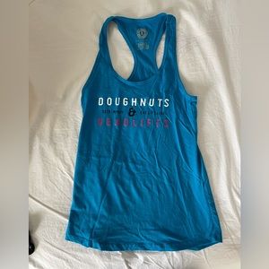Doughnuts and Deadlifts Racerback Tank Top